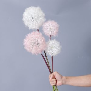 fleurs artificielles Pissenlit décoration florale longueur 90cm 6pcs