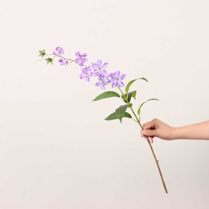 fleurs artificielles branches Jasmin succursale unique décoration florale longueur 80cm 6pcs – Image 2