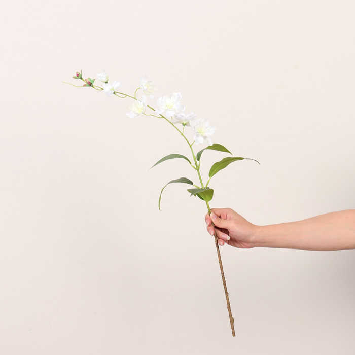 fleurs artificielles branches Jasmin succursale unique décoration florale longueur 80cm 6pcs – Image 4