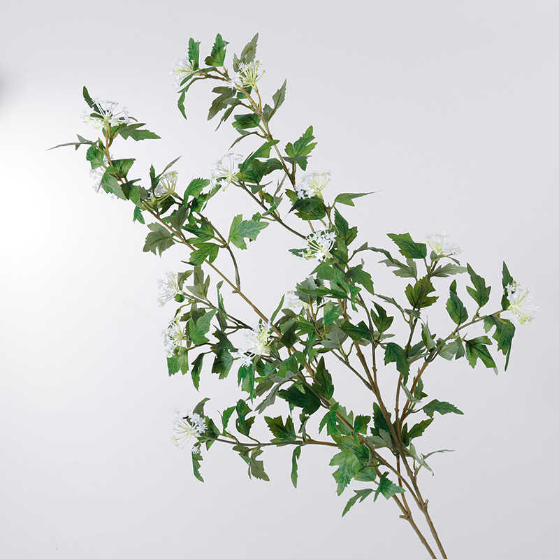 plante artificielle Branche Armoise aux fleurs blanches décoration florale Hauteur 85cm 6pcs
