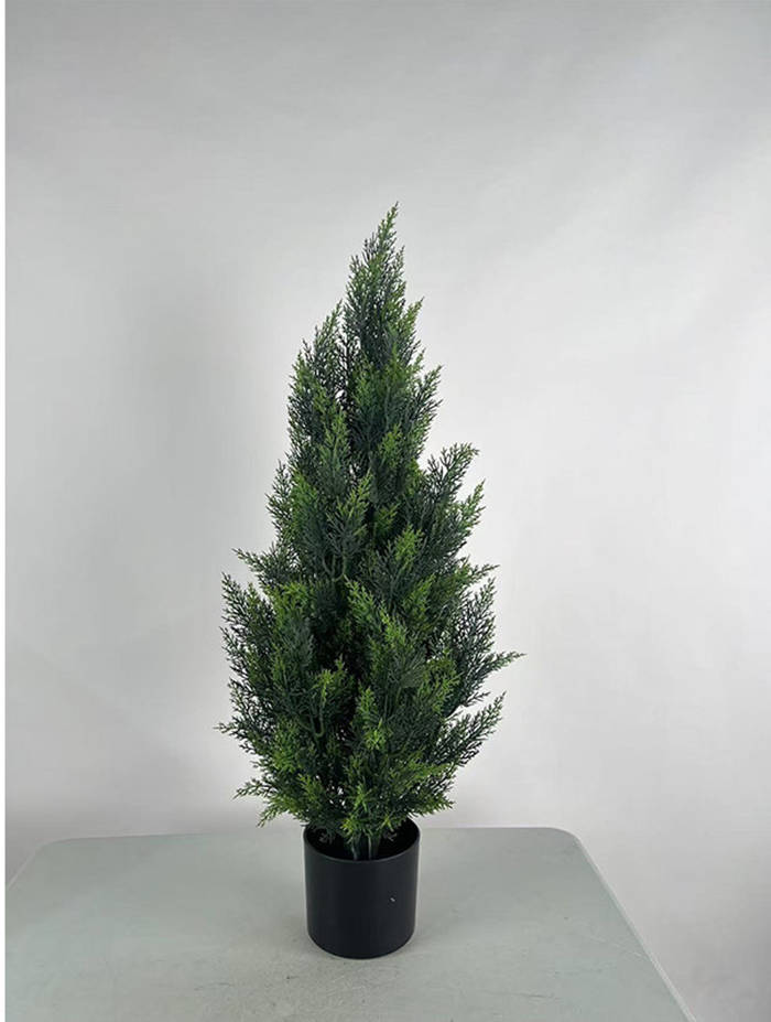 plante artificielle extérieur Cyprès conique Hauteur 90cm