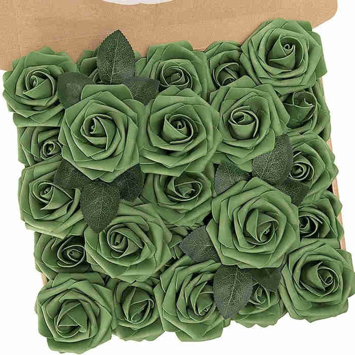 Coffret cadeau de roses artificielles, décorations de mariage, fleurs décoratives