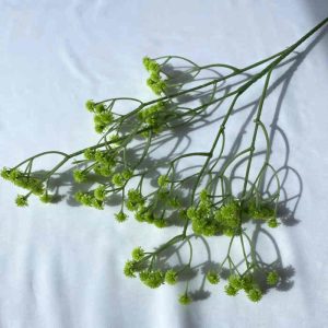 fleurs artificielle Branche Grande gypsophile vert clair décoration florale Hauteur 63cm 6pcs