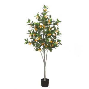 plante artificielle extérieur arbre Osmanthus Pots de fleurs non inclus Hauteur 150cm