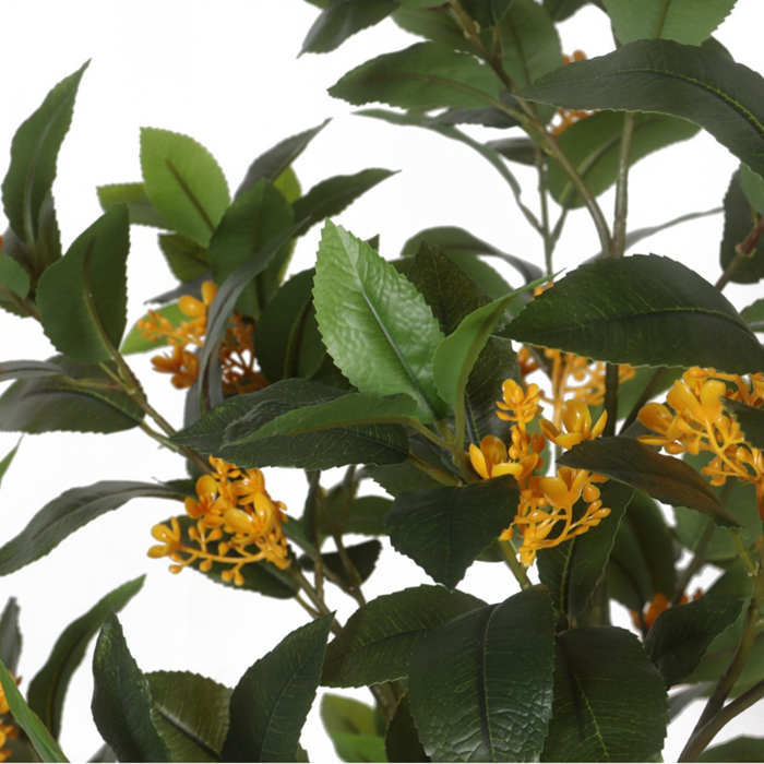 plante artificielle extérieur arbre Osmanthus Pots de fleurs non inclus Hauteur 150cm – Image 2