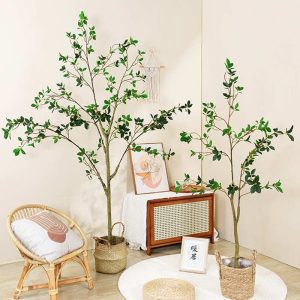 plante artificielle extérieur camélia Pots de fleurs non inclus Hauteur 120cm