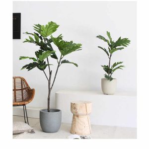 plante artificielle extérieur Arbre à pain Pots de fleurs non inclus