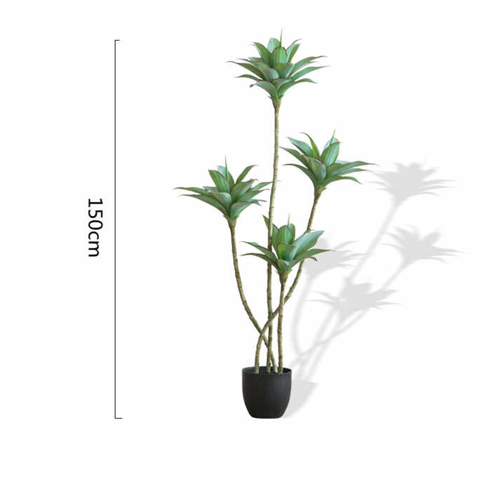 plante artificielle intérieur Nénuphar Pots de fleurs non inclus Hauteur 70cm/90cm/120cm/150cm – Image 5